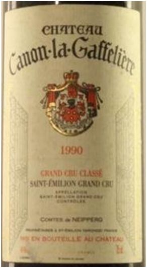 1989 er Chateau Canon la Gaffeliere, Grand Cru Classé AC St. Emillion (0,75 l)