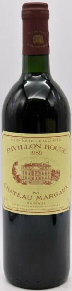 1989 er Pavillon Rouge du Chateau Margaux, AC Margeaux - Medoc (0,75 l)